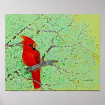 'Red Cardinal' poster