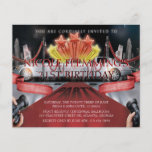 Red Carpet Birthday Invitation Personalized Flyer