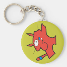 Red Cat Key Chain