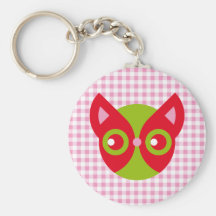 Red Cat Keychain