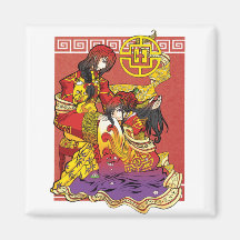 Red Chain of Royal Love magnet