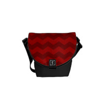red chevrons courier bags