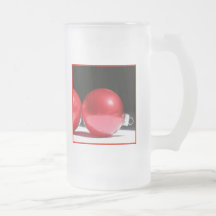 Red Christmas Ornaments mug