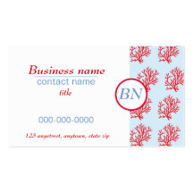 Red Coral Business Card