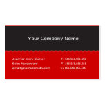 Red Corporate Business Card Template