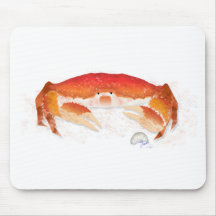 Red Crab Mouse Pads