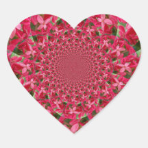 Red Crimson Heart Sticker