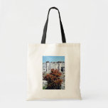 Red Croton Bush At Mayan Ruins, Tulum Bags