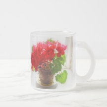 Red Cyclamen Flowers Mug