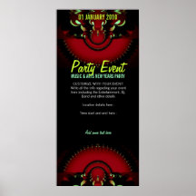 RED DARK FANTASY Party Poster
