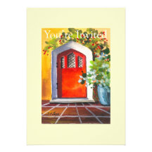 Red Door Chapel Invitation