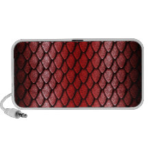 Red Dragon Scales Mini Speakers