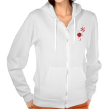 Red Evil Flower Bug Female Hoodie