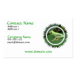 Red Eye Green Tree Frog Business Card