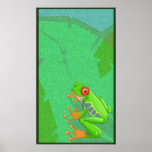 Red Eyed Tree frog Print