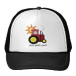 Red Farm Tractor Hat
