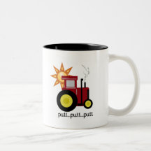 Red Farm Tractor T-shirts and Gifts Coffee Mug