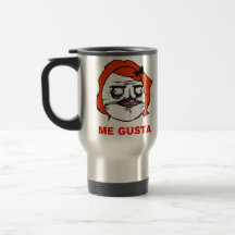 Red Female Me Gusta Comic Rage Face Meme Mug