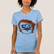 Red Female Me Gusta Comic Rage Face Meme Tshirt