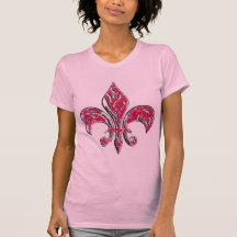 Red fleur de lis tees