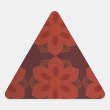 Red Flowers Stickers