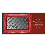 Red Frame Photo Card