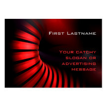 red futuristic Business Card