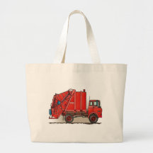 Red Garbage Truck