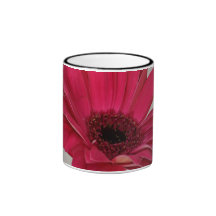 Red Gerbera Daisy Mug