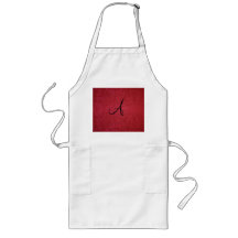 Red glitter apron