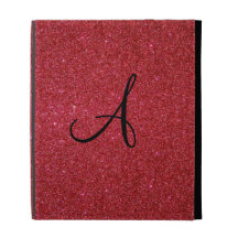 Red glitter iPad cases