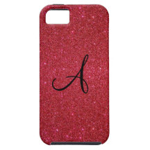 Red glitter iPhone 5 cover