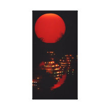 Red Glow Leinwanddruck