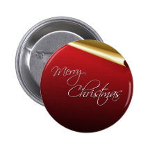 Red & Gold Elegant Christmas Buttons