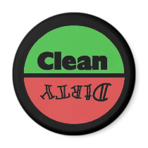 Red/Green Clean Dirty Dishwasher Magnet magnets