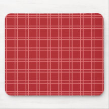Red Grid Lines Mouse Pads