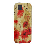 Red Grunge Casemate iPhone 4 Case-Mate iPhone 4 Cover