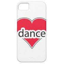 Red Heart Dance iPhone 5 Cases
