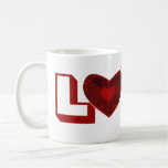 red heart mug