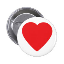 red heart one pin
