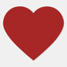 Red heart stickers