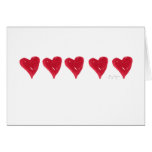 Red Hearts Cards