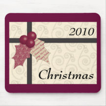 Red Holly Mousepad