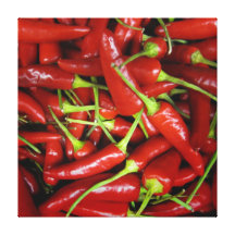 Red Hot Chilli Peppers Wrapped Canvas Canvas Prints