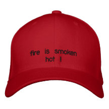 red hot hat embroidered baseball caps