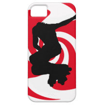 RED INLINE SKATES iPhone 5 CASE