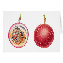 Red Lilikoi Passion Fruit Card