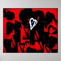 Red Love Print