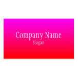 Red Magenta Gradient Business Card
