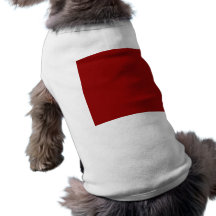 Red maroon pet tshirt